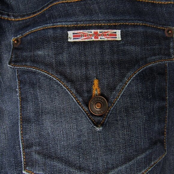 Hudson - Collin Flap Skinny Jeans- 27 1/2 - Picture 5 of 7